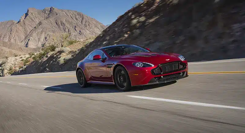 Red Aston Martin V12 Vantage S Aston Martin V12 Vantage S, ahead of its time in 2013