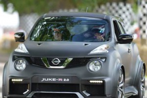 nissan juke-r goodwood hill climb front