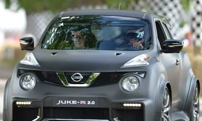 nissan juke-r goodwood hill climb front