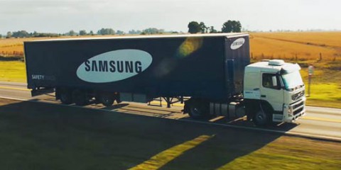 samsung safety truck side