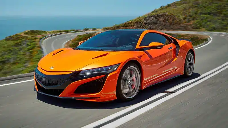 Nissan continues to enhance the groundbreaking NSX hybrid supercar