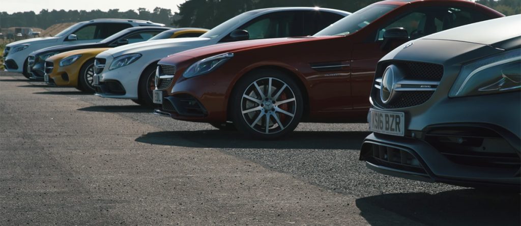 Ultimate AMG drag race video