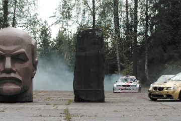 Drifting in a Soviet missile base video