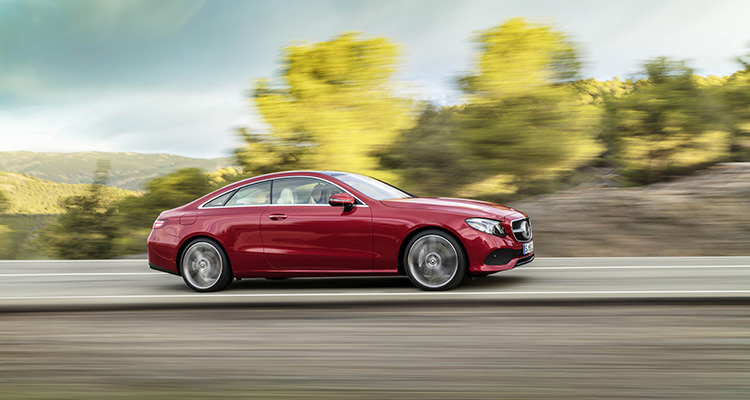 Mercedes-Benz E-Class Coupe side