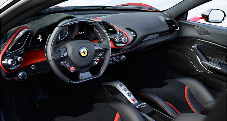 Ferrari J50 interior