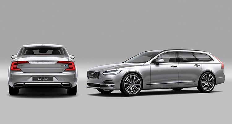 Volvo S90 and V90