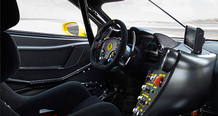 Ferrari 488 Challenge interior