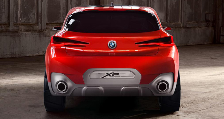 BMW X2 rear