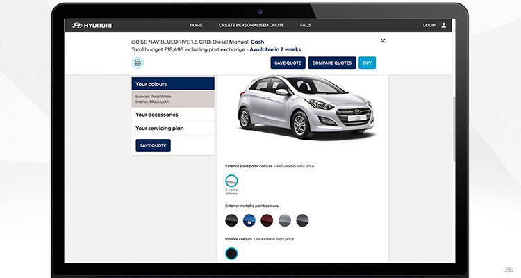 Hyundai's Click To Buy service