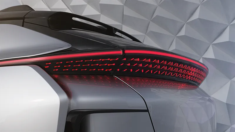 Faraday Future FF 91 tailgate lights