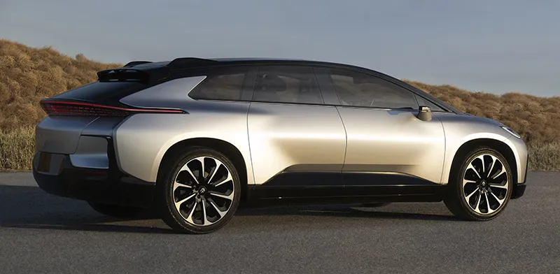 Faraday Future FF 91 side profile