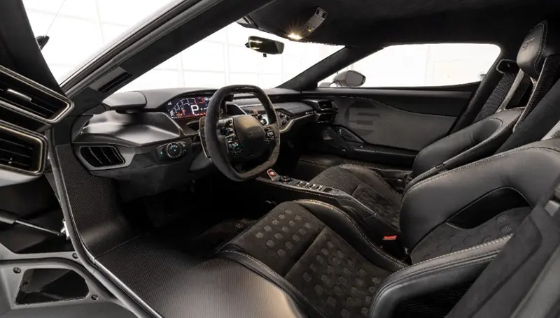 Ford GT Heritage Edition interior