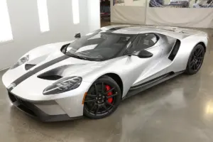 White Ford GT Supercar