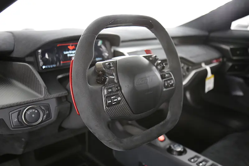 Ford GT multi-function steering wheel