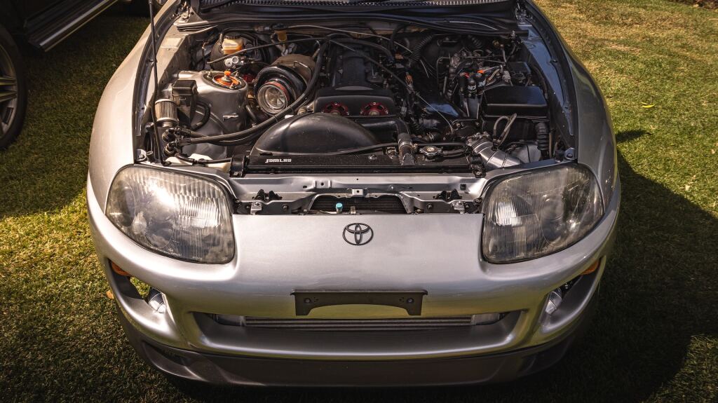 Toyota Supra engine bay