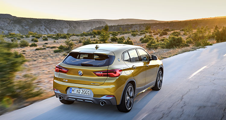 BMW X2 rear