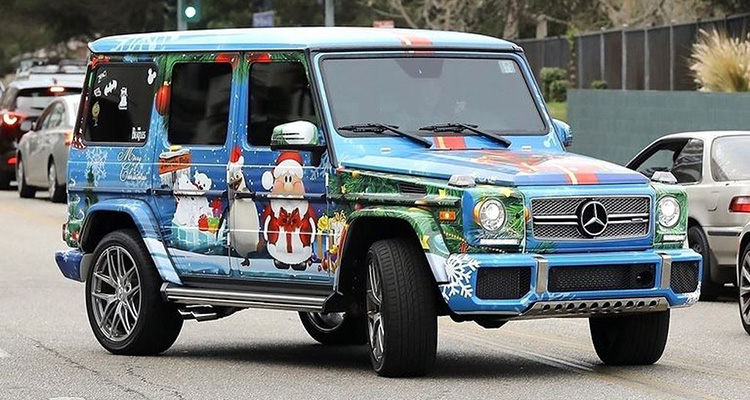 Justin Bieber's Christmas G-Class