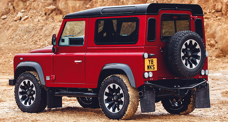 The Defender Works V8 rear