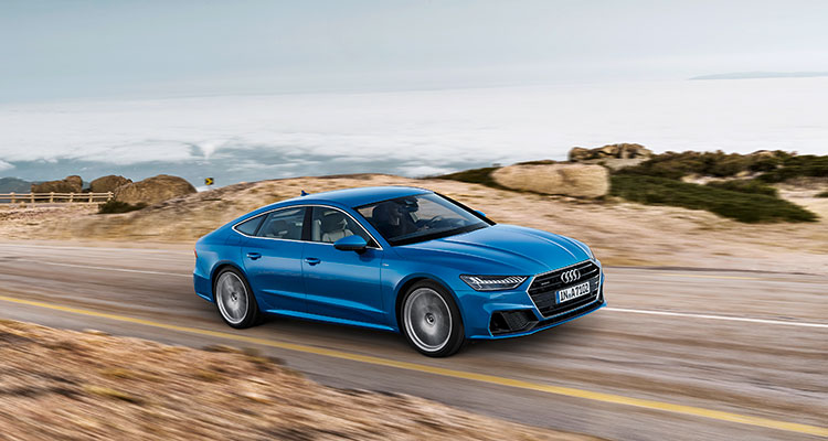 Audi A7 Sportback road