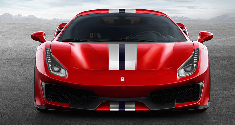 Ferrari 488 Pista front