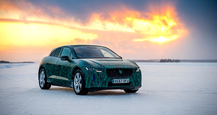 Jaguar I-PACE Winter testing