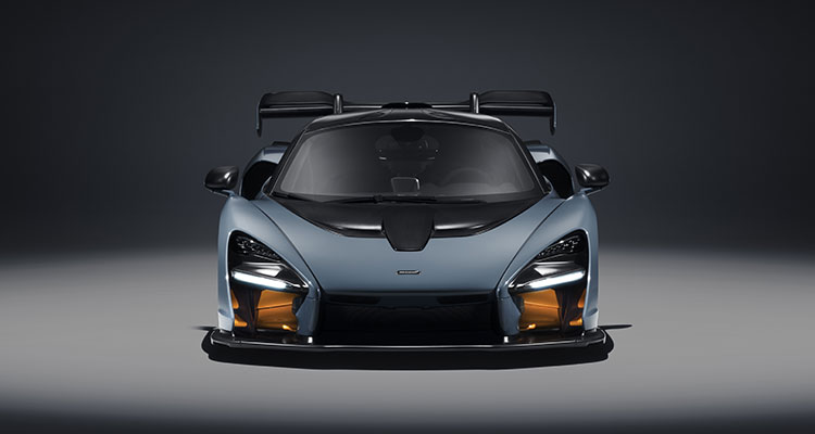 McLaren Senna Victory Grey front