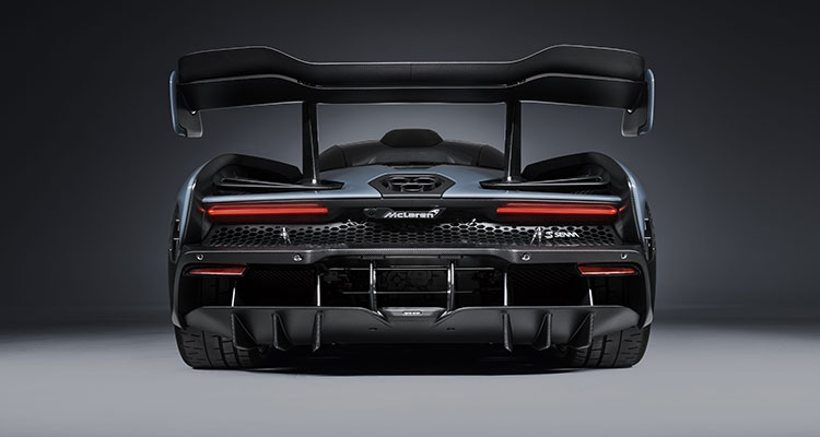 McLaren Senna Victory Grey rear