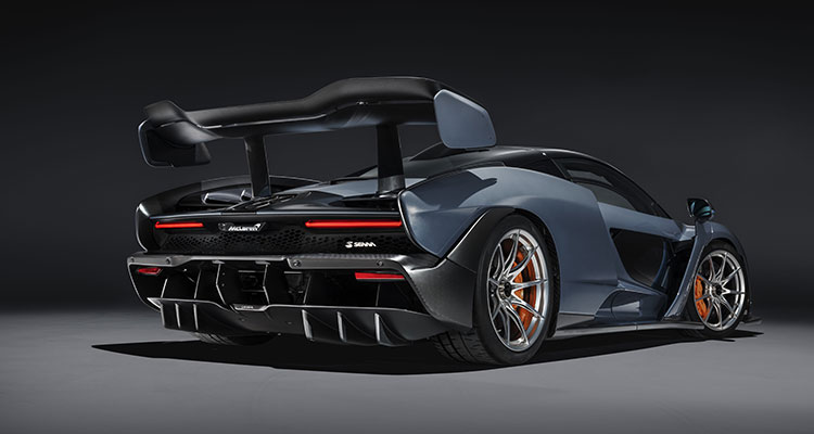 McLaren Senna Victory Grey wing