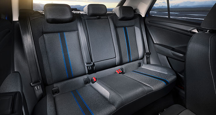 Volkswagen T-Roc rear interior