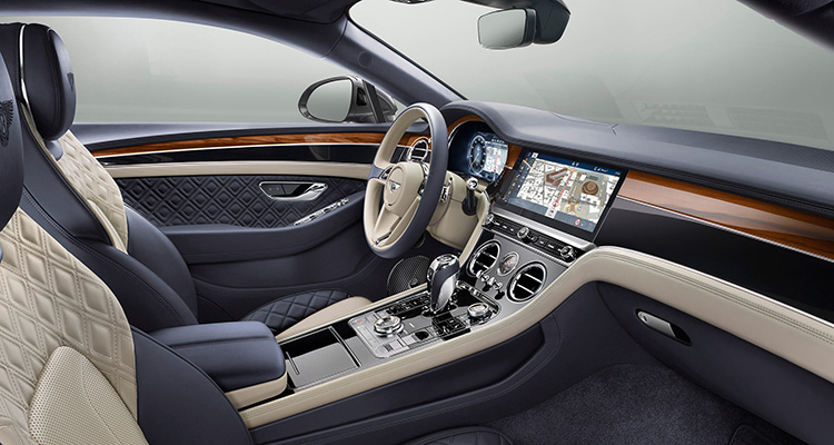 bentley continental gt interior