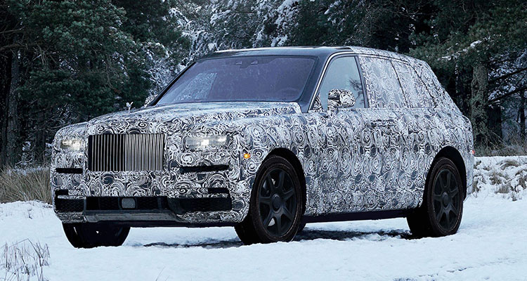 rolls-royce cullinan front side