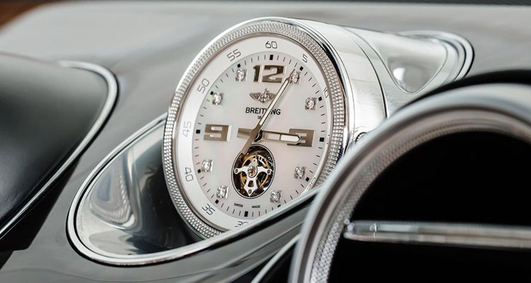 Bentley Bentayga Clock