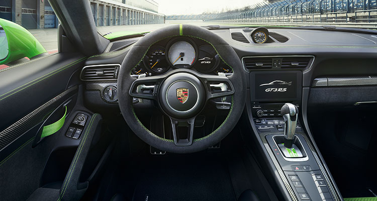 Porsche 911 GT3 RS cockpit