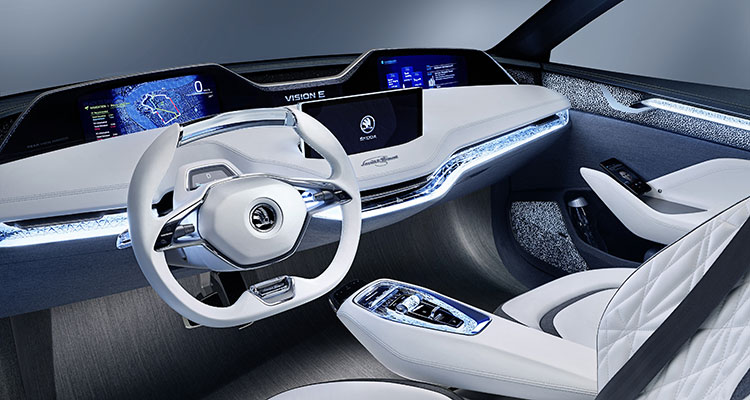 Skoda Vision E Interior