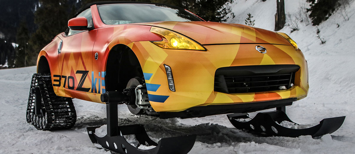 nissan 370zki snowmobile feature