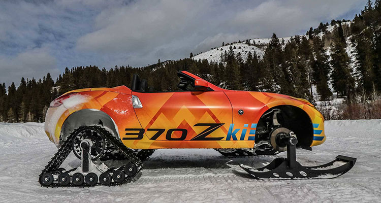 nissan 370zki snowmobile side