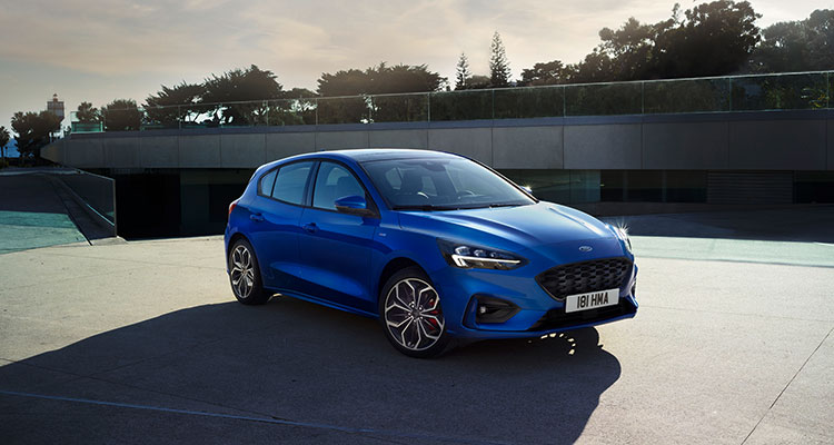 2018 Ford Focus Front Side Blue