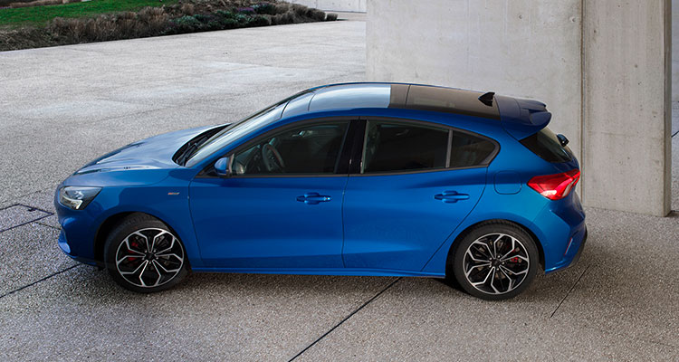 2018 Ford Focus ST Side Blue