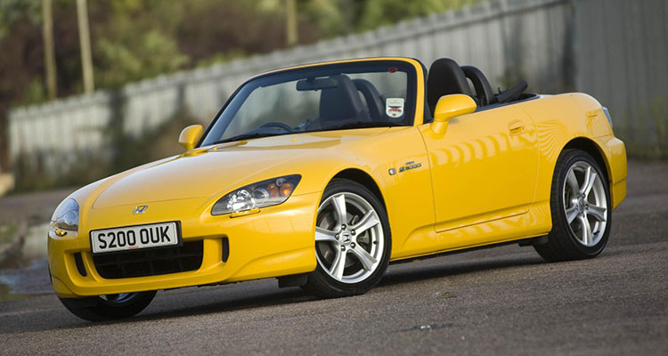 Mazda MX5 yellow side