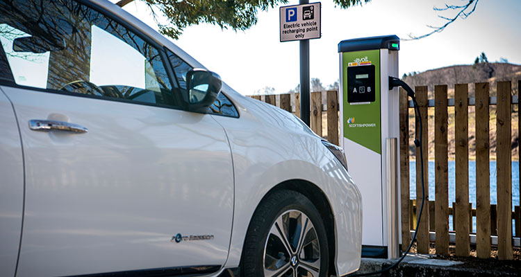 Nissan Leaf Side Charging