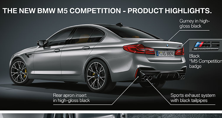 BMW M5 Competition highlights