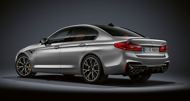 BMW M5 Competition rear side