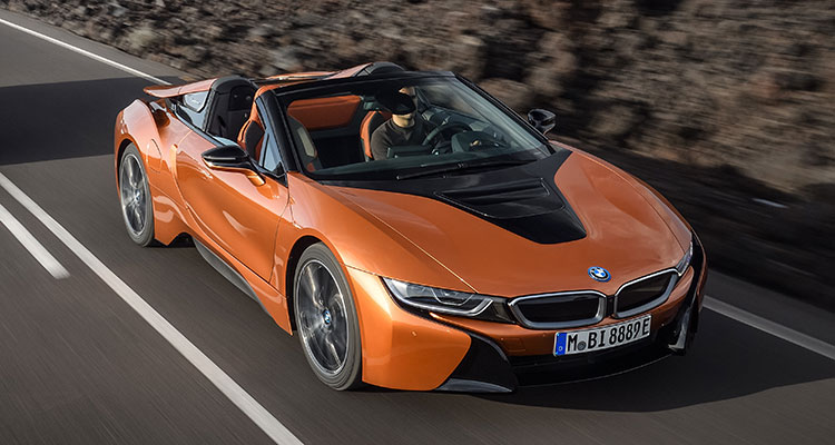 BMW i8 Convertible Front side