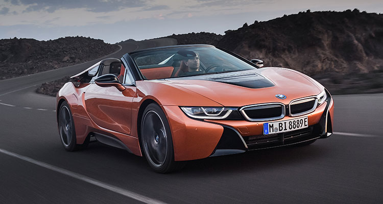 BMW i8 Convertible front side 3