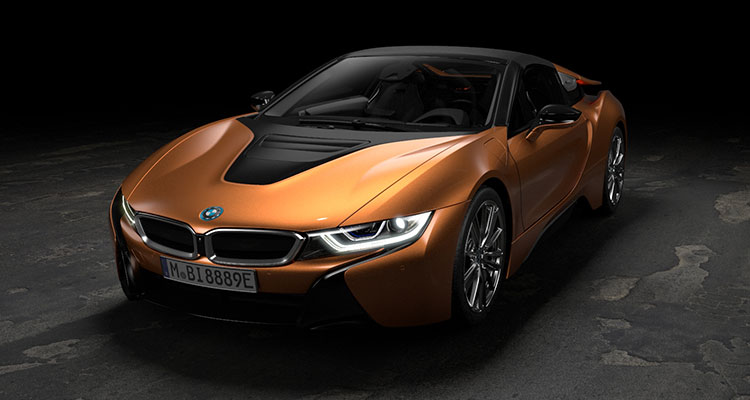 BMW i8 Convertible front side 5