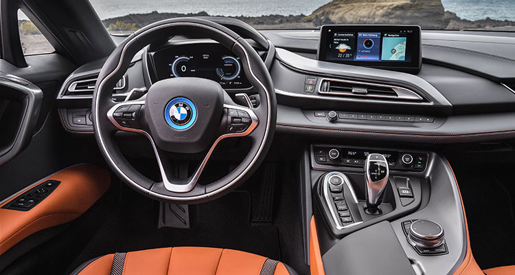 BMW i8 Convertible interior