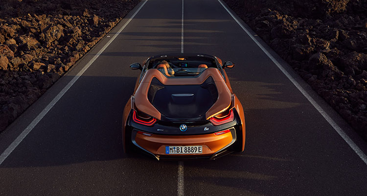 BMW i8 Convertible rear 2