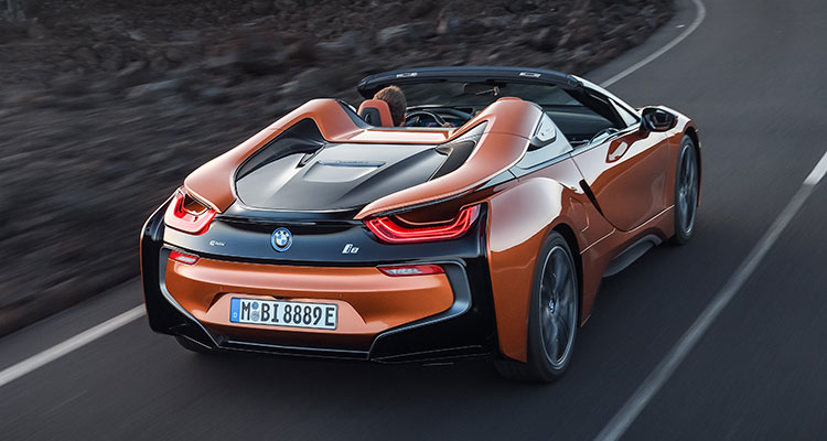 BMW i8 Convertible rear