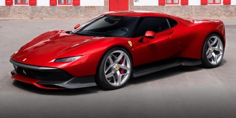 Ferrari SP38 front side feature