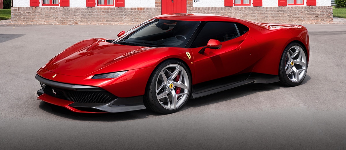 Ferrari SP38 front side feature